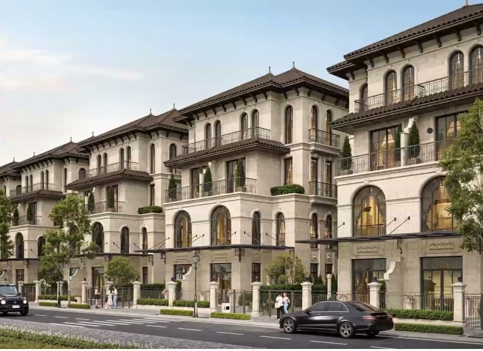 Phối cảnh biệt thự song lập mặt phố Alluvia City (ảnh: Xuân Cầu Holdings)