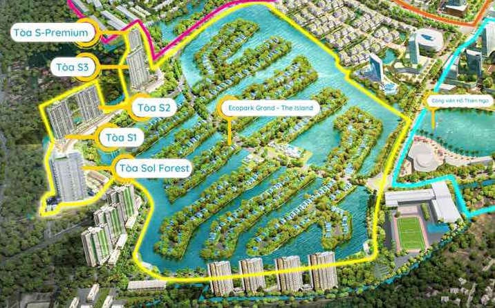 Quy Hoạch & Mặt bằng tổng thể Ecopark