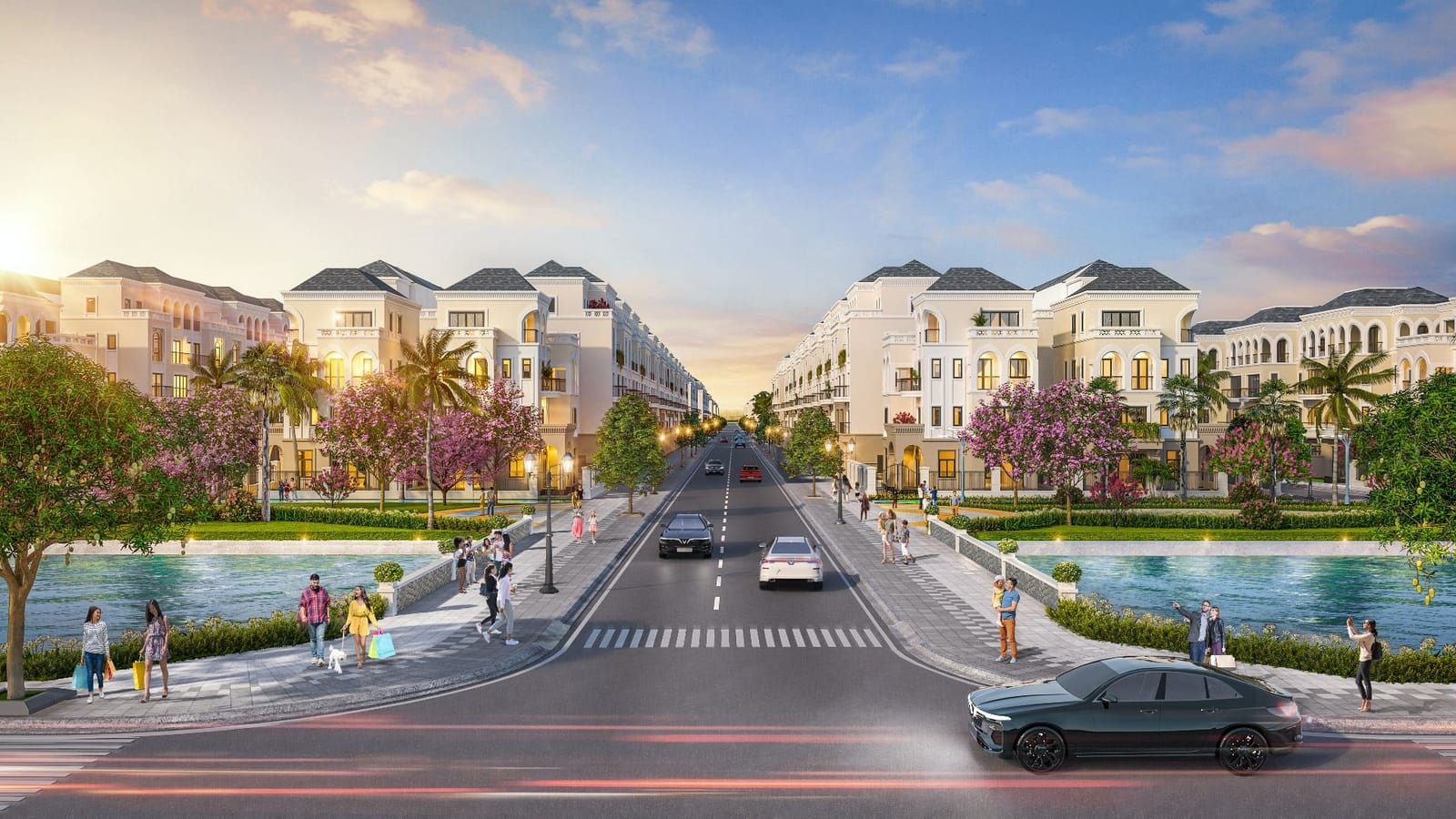 Công viên Silk Park tại Vinhomes Ocean Park 2 (phối cảnh) (ảnh: Vinhomes)